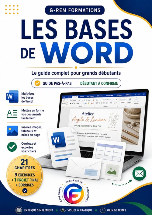 Couverture du pack Les Bases de Word